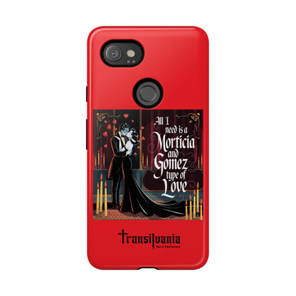 Transylvania Tough Case - Morticia & Gomez Type of Love Design