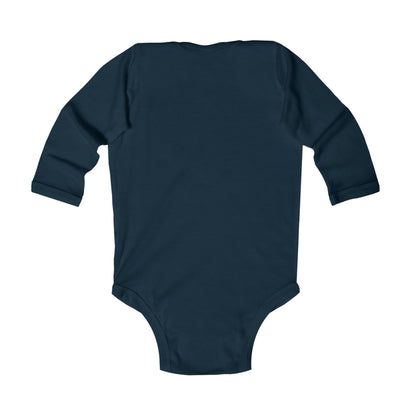 Cute Halloween Infant Long Sleeve Bodysuit - "All I Need Is My Bloody Milk"