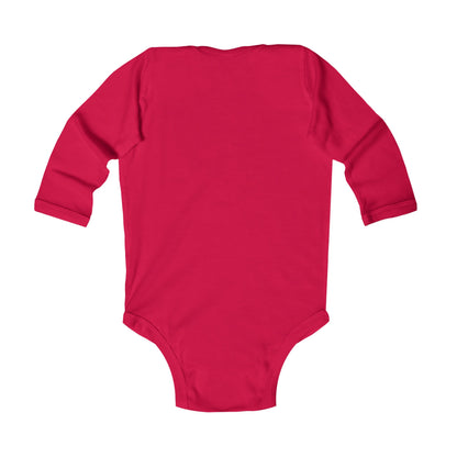 Cute Halloween Infant Long Sleeve Bodysuit - "All I Need Is My Bloody Milk"