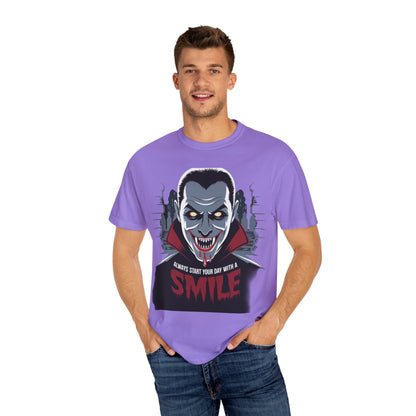 Vampire Smile Unisex Tee - Perfect for Halloween and Horror Fans