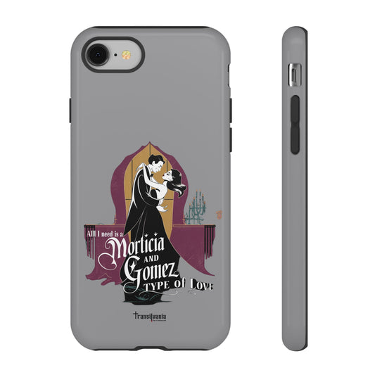 Morticia and Gomez Love Phone Case - Stylish Tough Protection with Gothic Charm