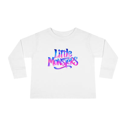 Little Monsters | Flag Collection | Toddler Long Sleeve Tee | Fun Kids Shirt, Cute Outfit, Playtime Apparel