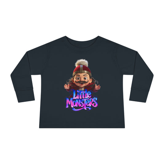 Little Monster | Vladdy Vamp | Toddler Graphic Long Sleeve Tee with Fun Design | Perfect for Kids, Birthday Gift, Halloween Costume, Playtime