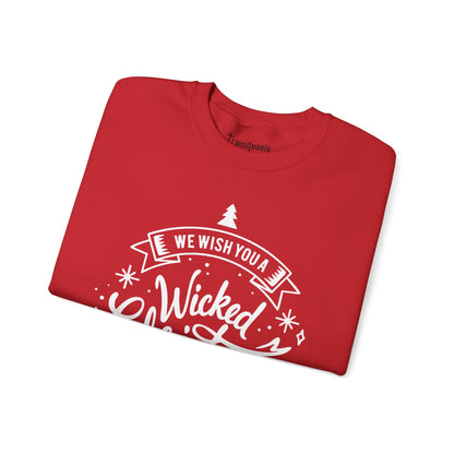 Wicked Xmas Sweatshirt - Funny Santa Beard Holiday Crewneck