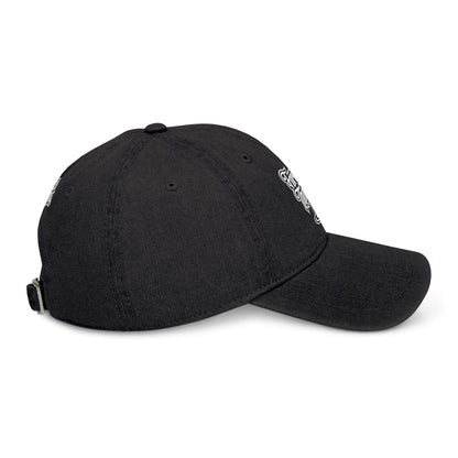 Embroidered Denim Hat - Forever Thirsty & Foolish Mortals