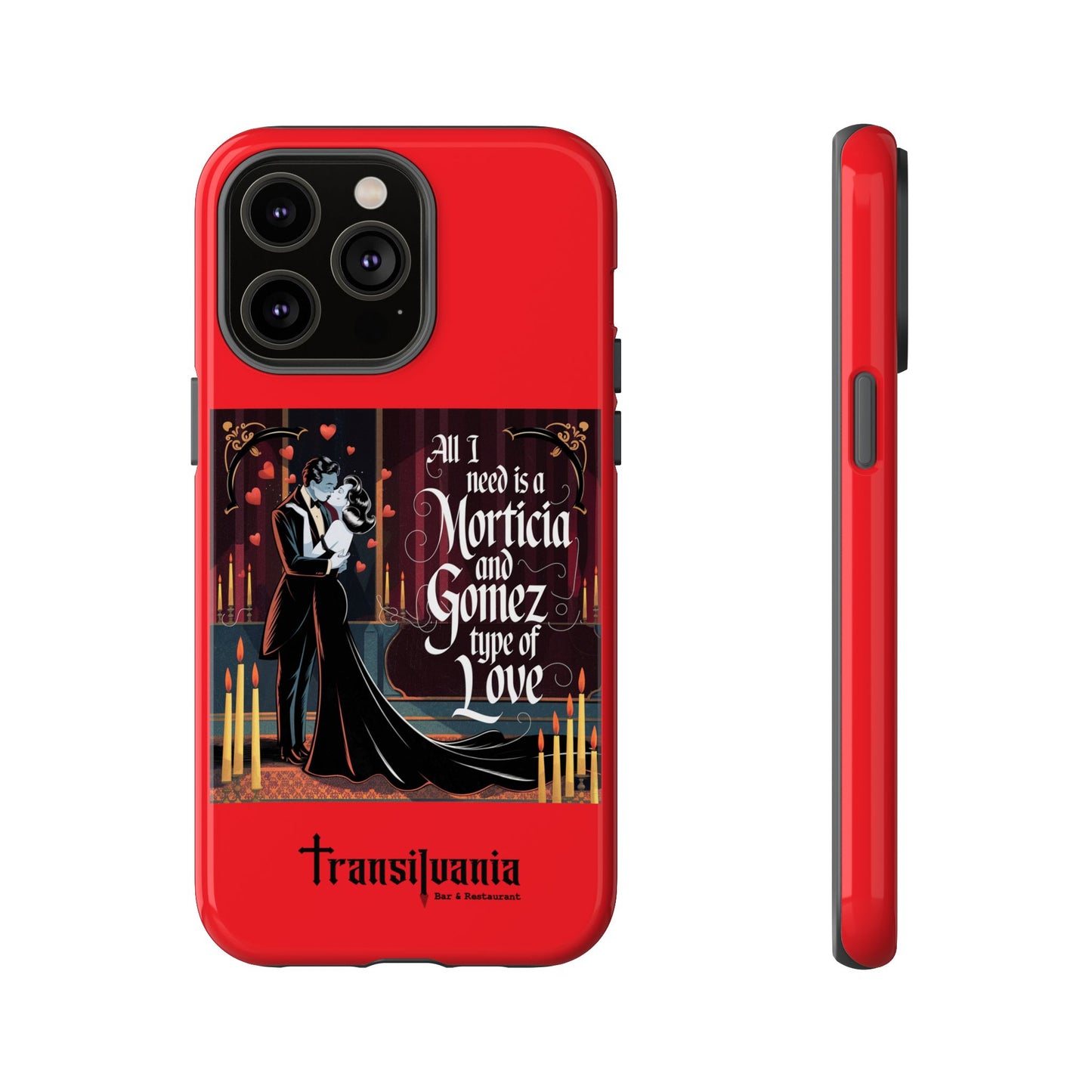 Transylvania Tough Case - Morticia & Gomez Type of Love Design