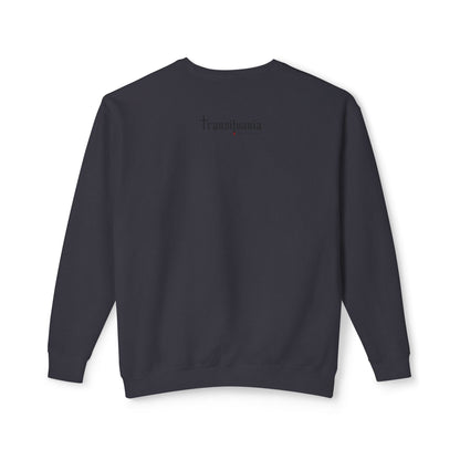 Unisex Halloween Vampire Crewneck Sweatshirt - 'Always Start Your Day with a Smile'