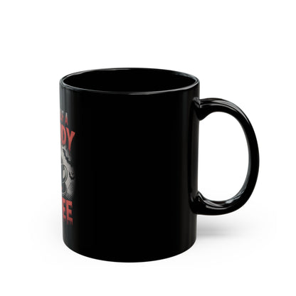 Halloween Themed Black Coffee Mug - "Get Yourself a Blooody Coffee"