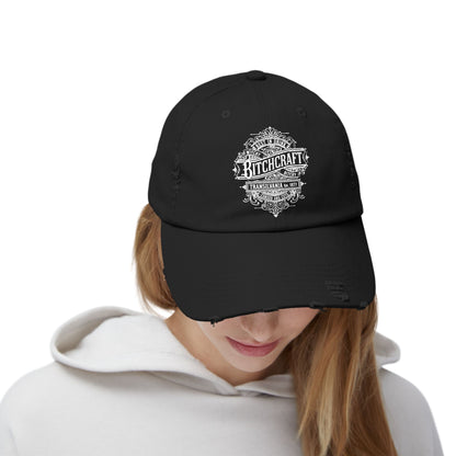BitchCrafth Distressed Cap - Casual Style Hat for Everyday Use, Gift for Friends, Men and Women, Relaxed Vibe, Fun Occasion