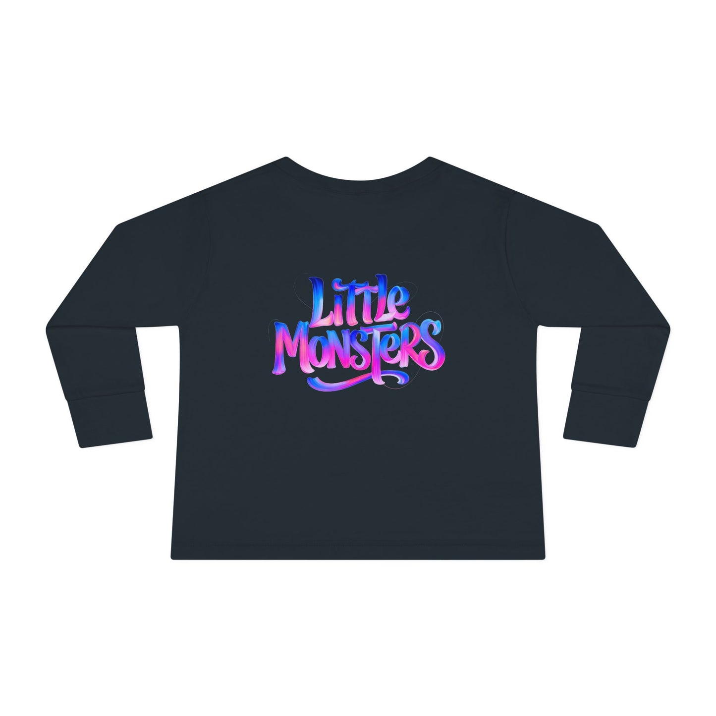 Little Monster | Vladdy Vamp | Toddler Graphic Long Sleeve Tee with Fun Design | Perfect for Kids, Birthday Gift, Halloween Costume, Playtime