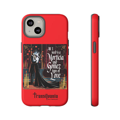Transylvania Tough Case - Morticia & Gomez Type of Love Design