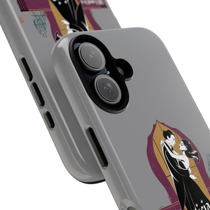 Morticia and Gomez Love Phone Case - Stylish Tough Protection with Gothic Charm