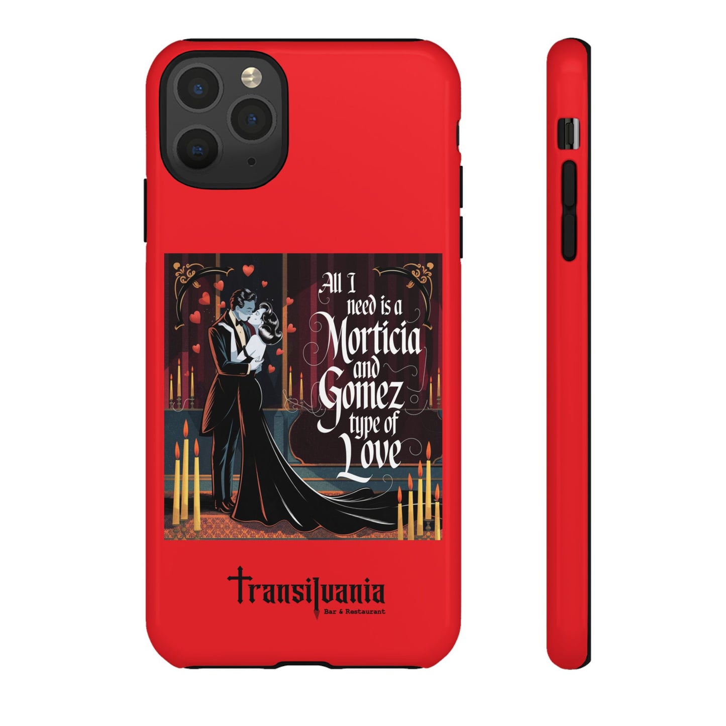 Transylvania Tough Case - Morticia & Gomez Type of Love Design