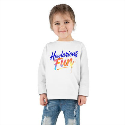 Little Monsters | Howlarious Fun| Toddler Long Sleeve Tee | Fun Kids Shirt, Cute Outfit, Playtime Apparel