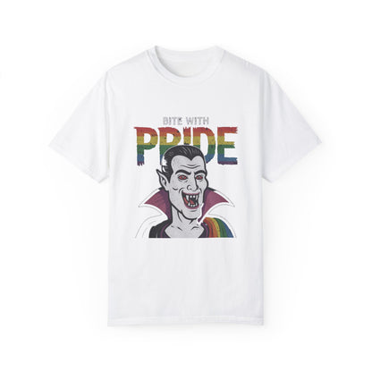 Pride-Inspired Vampire T-Shirt - Bite with Pride, Transylvania Back