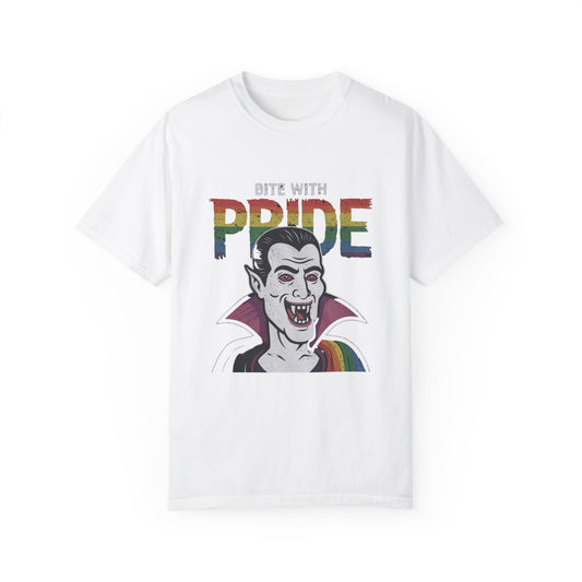 Pride-Inspired Vampire T-Shirt - Bite with Pride, Transylvania Back