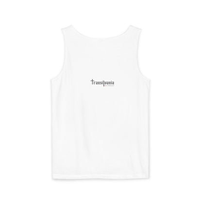 Funny Witches Date Tank Top - Unisex Garment-Dyed Tee for Halloween