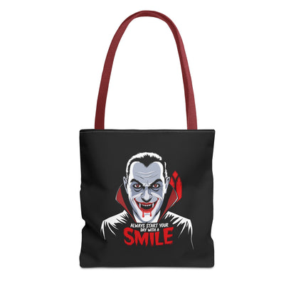 Vampire Smile Tote Bag - Perfect for Halloween and Everyday Use