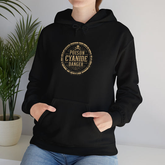 Poison Danger Unisex Hooded Sweatshirt - Perfect for Halloween and Parties