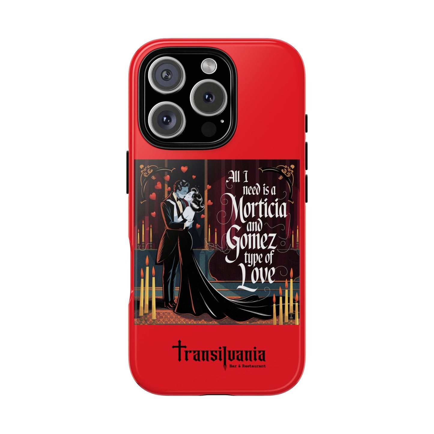 Transylvania Tough Case - Morticia & Gomez Type of Love Design