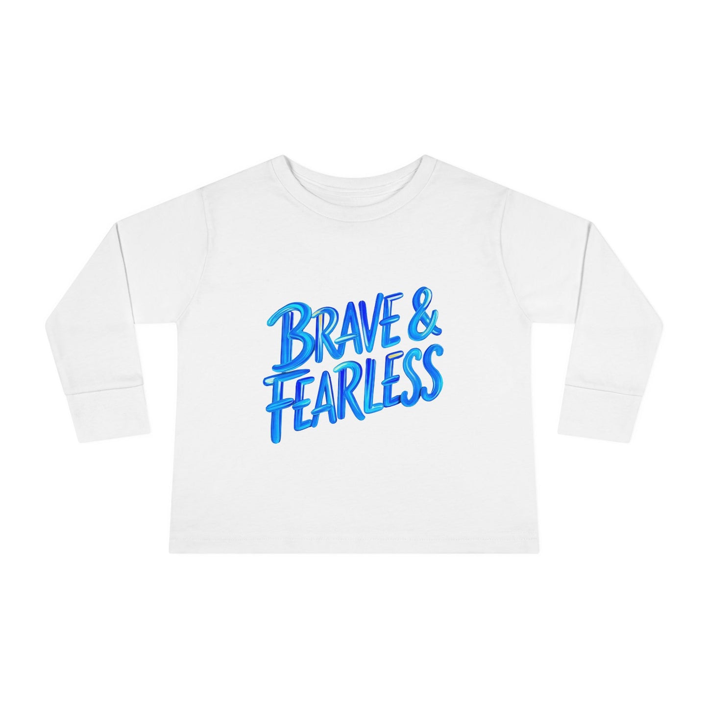 Little Monsters | Brave Fearless | Toddler Long Sleeve Tee | Fun Kids Shirt, Cute Outfit, Playtime Apparel