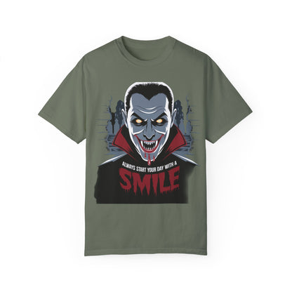 Vampire Smile Unisex Tee - Perfect for Halloween and Horror Fans