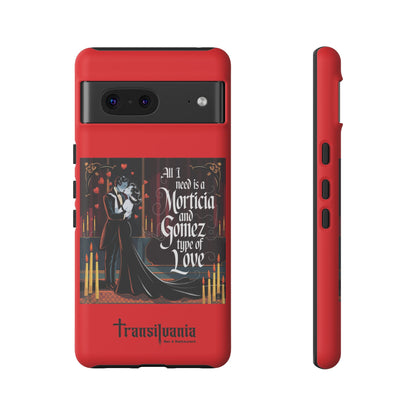 Transylvania Tough Case - Morticia & Gomez Type of Love Design