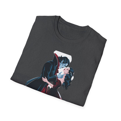 Romantic Vampire Graphic T-Shirt - 'I Have Crossed Oceans of Time to Find You'