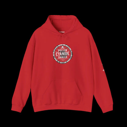 Poison Danger Unisex Hooded Sweatshirt - Perfect for Halloween and Parties