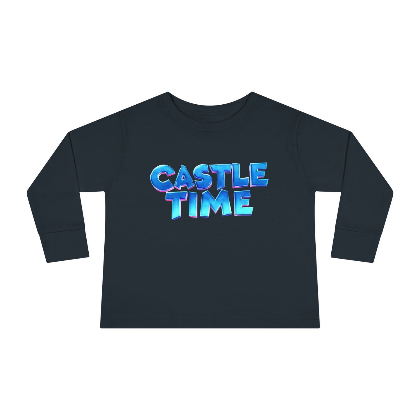 Little Monsters | Castle Time | Toddler Long Sleeve Tee | Fun Kids Shirt, Cute Outfit, Playtime Apparel