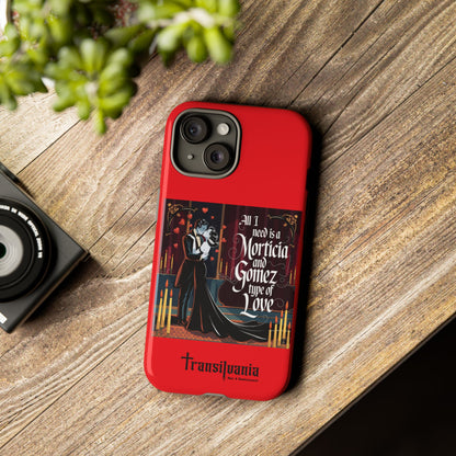 Transylvania Tough Case - Morticia & Gomez Type of Love Design