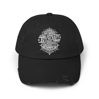 BitchCrafth Distressed Cap - Casual Style Hat for Everyday Use, Gift for Friends, Men and Women, Relaxed Vibe, Fun Occasion