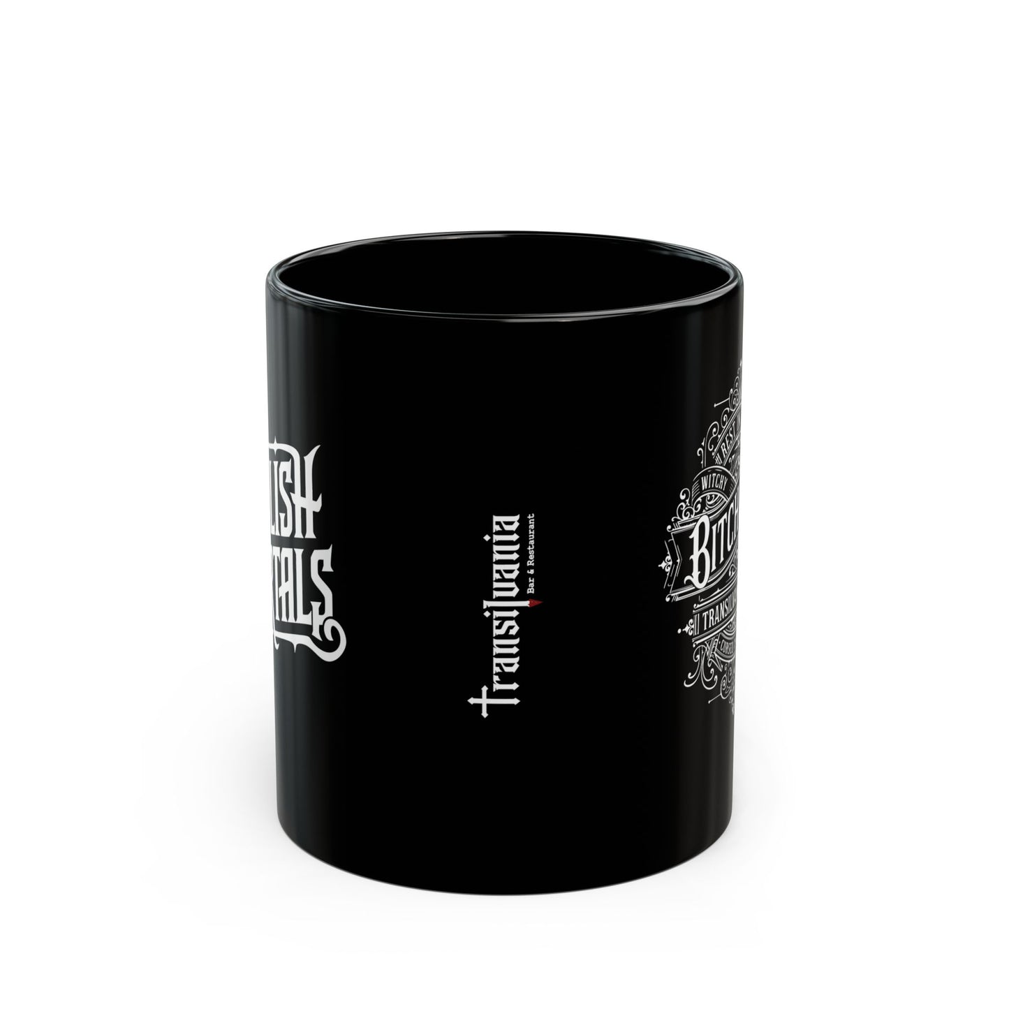 Bitchcraft Mug, Dark Humor Coffee Cup, Halloween Gift, Witchy Drinkware, Spooky Kitchen Accessory