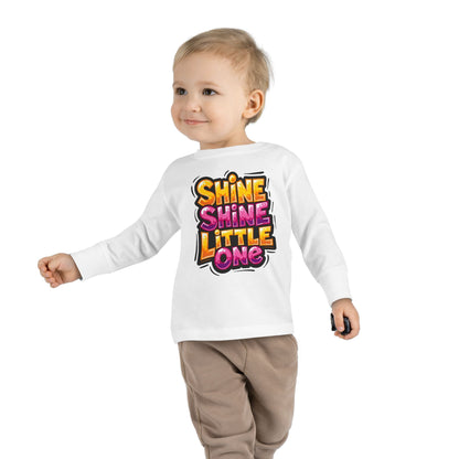 Little Monsters | Shine Shine | Toddler Long Sleeve Tee | Fun Kids Shirt, Cute Outfit, Playtime Apparel