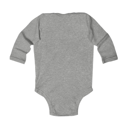 Cute Halloween Infant Long Sleeve Bodysuit - "All I Need Is My Bloody Milk"