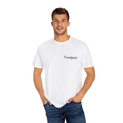 Transylvania Unisex Garment-Dyed T-Shirt - Vintage Style Graphic Tee