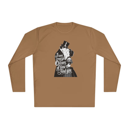 Unisex Lightweight Long Sleeve Tee - 'I Have Crossed Oceans of Time to Find You' Design