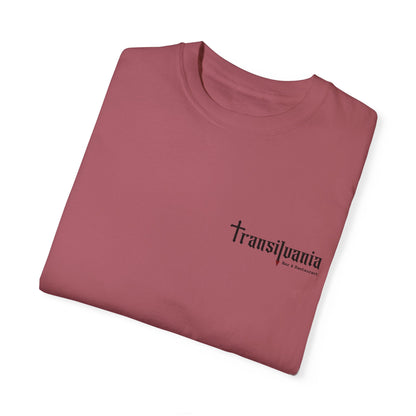 Transylvania Unisex Garment-Dyed T-Shirt - Vintage Style Graphic Tee