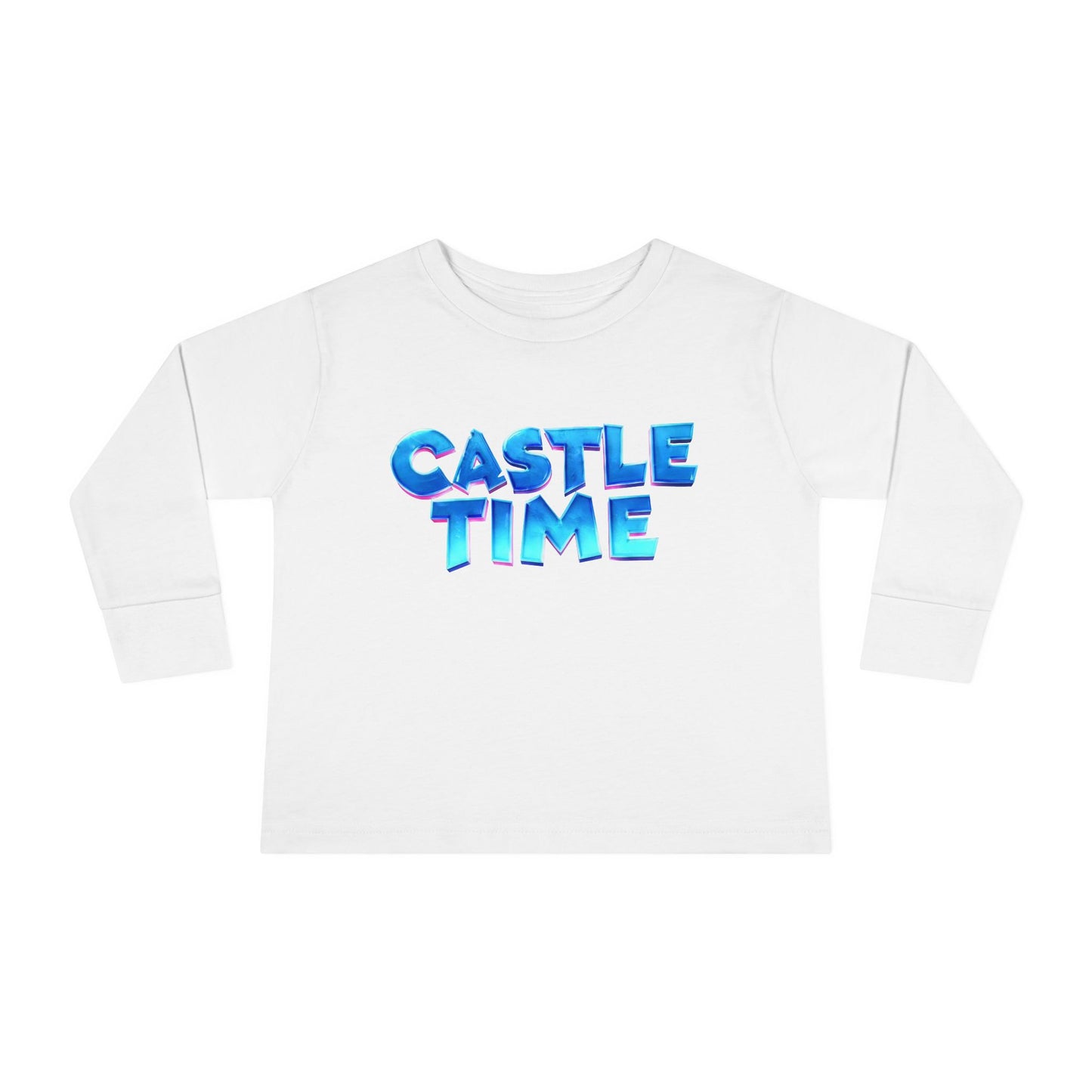 Little Monsters | Castle Time | Toddler Long Sleeve Tee | Fun Kids Shirt, Cute Outfit, Playtime Apparel