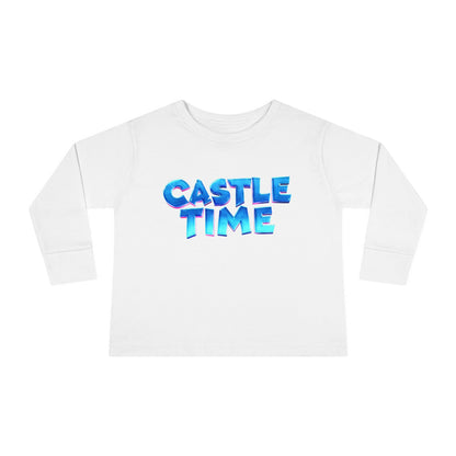 Little Monsters | Castle Time | Toddler Long Sleeve Tee | Fun Kids Shirt, Cute Outfit, Playtime Apparel