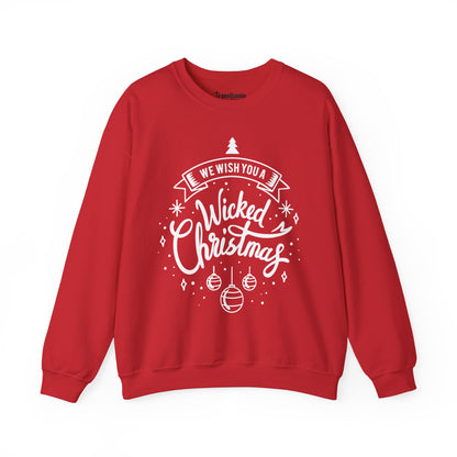 Wicked Xmas Sweatshirt - Funny Santa Beard Holiday Crewneck