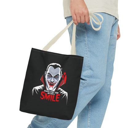 Vampire Smile Tote Bag - Perfect for Halloween and Everyday Use