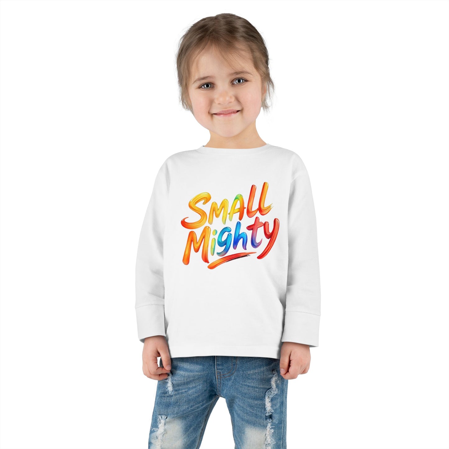 Little Monsters | Small Mighty | Toddler Long Sleeve Tee | Fun Kids Shirt, Cute Outfit, Playtime Apparel