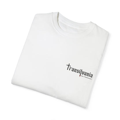 Transylvania Unisex Garment-Dyed T-Shirt - Vintage Style Graphic Tee