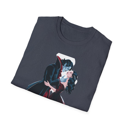 Romantic Vampire Graphic T-Shirt - 'I Have Crossed Oceans of Time to Find You'