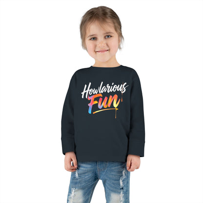 Little Monsters | Howlarious Fun| Toddler Long Sleeve Tee | Fun Kids Shirt, Cute Outfit, Playtime Apparel