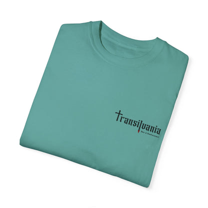 Transylvania Unisex Garment-Dyed T-Shirt - Vintage Style Graphic Tee