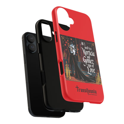 Transylvania Tough Case - Morticia & Gomez Type of Love Design