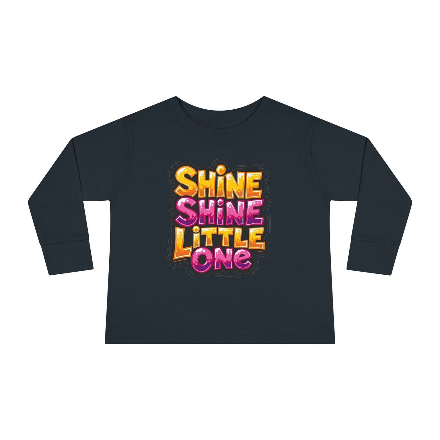 Little Monsters | Shine Shine | Toddler Long Sleeve Tee | Fun Kids Shirt, Cute Outfit, Playtime Apparel