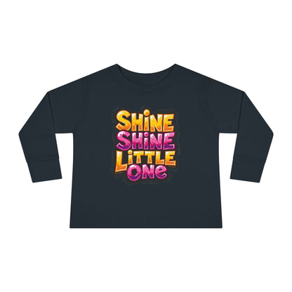 Little Monsters | Shine Shine | Toddler Long Sleeve Tee | Fun Kids Shirt, Cute Outfit, Playtime Apparel